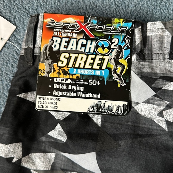 ZeroXposure Boys Swim Trunks NWT Size XL (18/20) - Picture 4 of 5